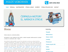 Tablet Screenshot of cerpadla-motory.cz